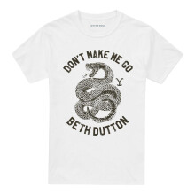 Yellowstone Unisex Adult Don't  Make Me Go Beth Dutton T-Shirt
