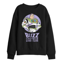 (12-13 Years, Black) Toy Story Childrens/Kids Buzz Lightyear Sweatshirt