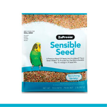 ZuPreem Sensible Seed Bird Food, Parakeet, Budgie, Parrotlet, Dove, Food Mixer Topper, Enriching Variety
