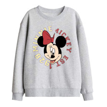 (7-8 Years, Athletic Heather) Disney Childrens/Kids Collegiate Sweatshirt