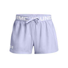Under Armour Mädchen Play Up Solid Shorts, (539) Celeste / Weiß, Jugend Groß