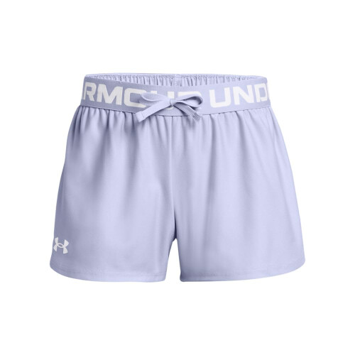 Under Armour Under Armour Mädchen Play Up Solid Shorts, (539) Celeste / Weiß, Jugend Groß