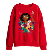 (12-13 Years, Red) Encanto Childrens/Kids Mirabel Tropical Sweatshirt