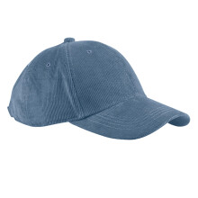 (One Size, Slate Blue) Beechfield Unisex Adult EarthAware Cord Organic Baseball Cap