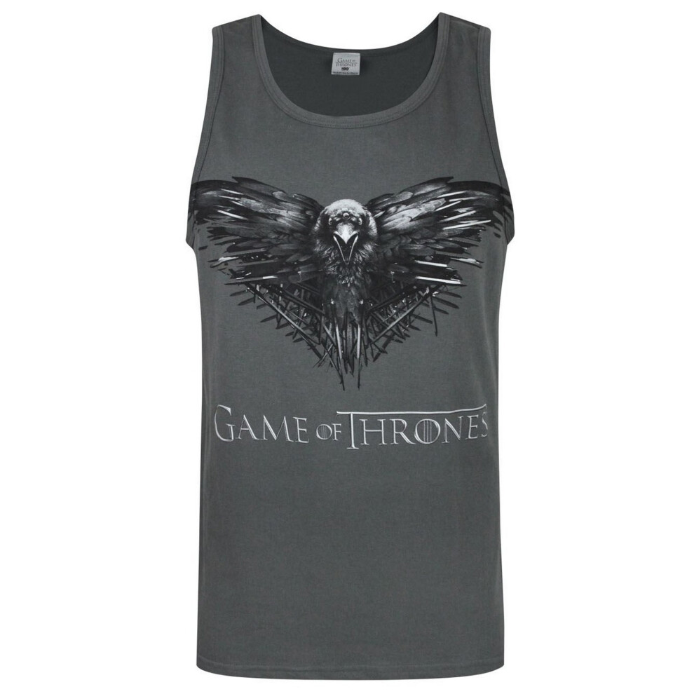 Game Of Thrones Mens Three Eyed Raven Vest Multicoloured