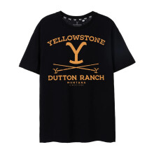 Yellowstone Mens Dutton Ranch Short-Sleeved T-Shirt