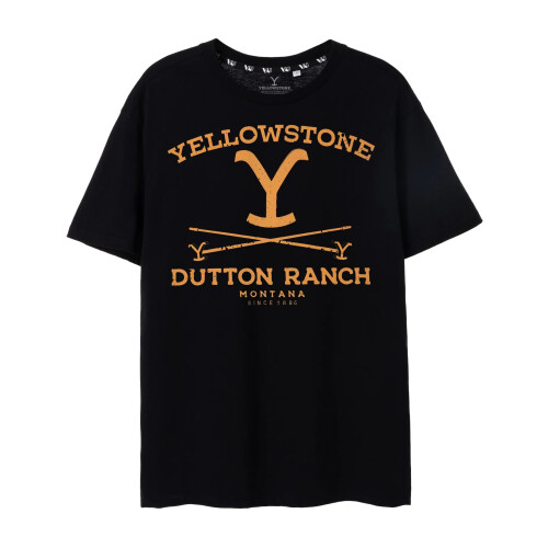 Yellowstone Yellowstone Mens Dutton Ranch Short-Sleeved T-Shirt