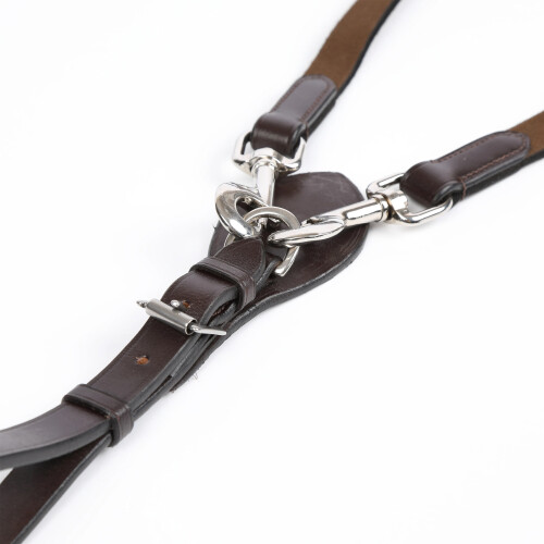 Velociti Gara Elasticated Leather Horse Draw Reins