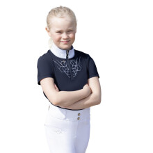 (13-14 Years, Navy) Coldstream Girls Next Generation Ledmore Diamante Show Shirt