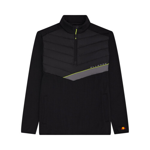 Ellesse (M, Black) Ellesse Mens Gueza Half Zip Track Top