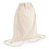 BagBase (One Size, Natural) Bagbase Sublimation Drawstring Bag 1