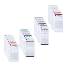 96Stk Praktische Budget Sheets Mit 6 Löchern Für Reise Und Büro