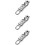 3St Equestrian Haken Zinklegierung 10