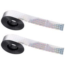 4Rolls Silver Reflective Bird Repelling Tape Pet Spiral for Home Use