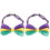 2Stk Herren Fliege Mehrfarbig Party Karneval Accessoire 4