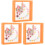 3Sets Schmuck Organizer Einhorn Schmuckbox Metall Mehrfarbig 3