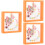 3Sets Schmuck Organizer Einhorn Schmuckbox Metall Mehrfarbig 6
