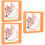 3Sets Schmuck Organizer Einhorn Schmuckbox Metall Mehrfarbig 7