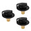 3Stk Rv Wasseranschluss Abs+messing Mit Filter Und Dichtender Flansch 4