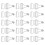 100Sets Smooth Silver Metal Buttons for Overalls Adjustable Suspenders 9
