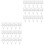 100Sets Smooth Silver Metal Buttons for Overalls Adjustable Suspenders 3