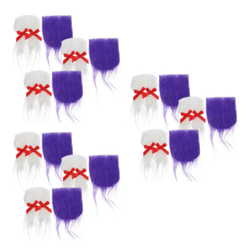 18Sets Gefälschter Gnome Bart Mit Holzperlen, Ideal Für DIY Gnome 1