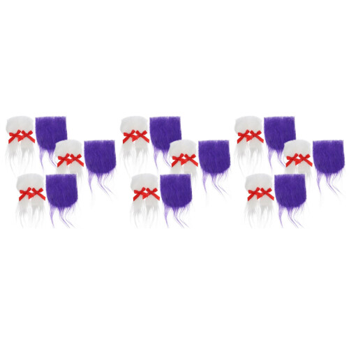 18Sets Gefälschter Gnome Bart Mit Holzperlen, Ideal Für DIY Gnome 2