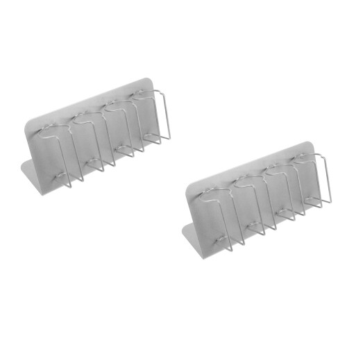 2Stk Robuster Haarschneider Halter Silber Für Heimgebrauch 2