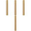 4Stk Gold Kupfer Räucherstäbchen Halter Dose 4