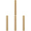 4Stk Gold Kupfer Räucherstäbchen Halter Dose 3