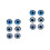 12Paires Boucles D'oreilles Métal Style 5
