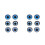 12Paires Boucles D'oreilles Métal Style 4