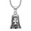1Ensemble Cloche Argent Acier Inoxicable Style Punk Et 1