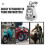 1Ensemble Cloche Argent Acier Inoxicable Style Punk Et 8