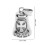 1Ensemble Cloche Argent Acier Inoxicable Style Punk Et 3