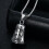 1Ensemble Cloche Argent Acier Inoxicable Style Punk Et 5