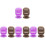 8Pcs Portable Silicone Makeup Sponge Holders Cosmetic Puff Storage Box 3