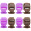 8Pcs Portable Silicone Makeup Sponge Holders Cosmetic Puff Storage Box 5