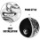 1Ensemble Cloche Argent Acier Inoxicable Style Punk Et 7