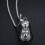 1Ensemble Cloche Argent Acier Inoxicable Style Punk Et 4