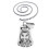 1Ensemble Cloche Argent Acier Inoxicable Style Punk Et 9