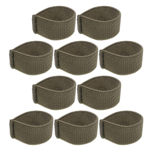 30Pièces Boucles Élastiques Nylon Olive Pour Fixation Ceinture Outdoor