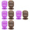 8Pcs Portable Silicone Makeup Sponge Holders Cosmetic Puff Storage Box 7