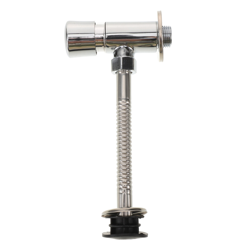 3Pcs Universal Copper Urinal Flush Valves Manual Delay Silver Color 3633977974974