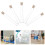 40Pcs Transparent Acrylic Incense Storage Tubes with Removable Covers 10