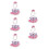 5Ensembles Costumes Accessoires Multicolores Pour Jeu Et Décor 5