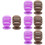 8Pcs Portable Silicone Makeup Sponge Holders Cosmetic Puff Storage Box 6