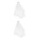 2Pcs White Bridal Veil Mesh Mantilla Double Layer Yarn Veil with Comb 6