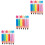 18Pièces Décor Crayons Gonflables Grand Format PVC Usage Festif École 7