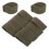30Pièces Boucles Élastiques Nylon Olive Pour Fixation Ceinture Outdoor 2
